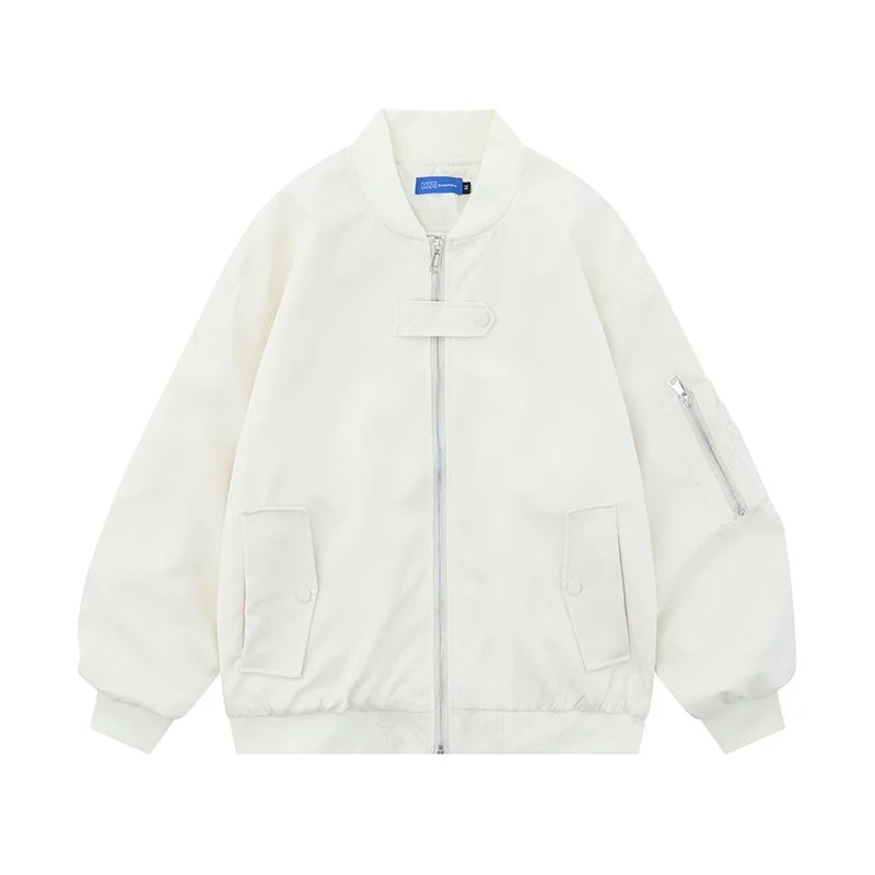 Retro Jacket for Women Loose Couple Versatile Casual Baseball Uniform Jacket Top