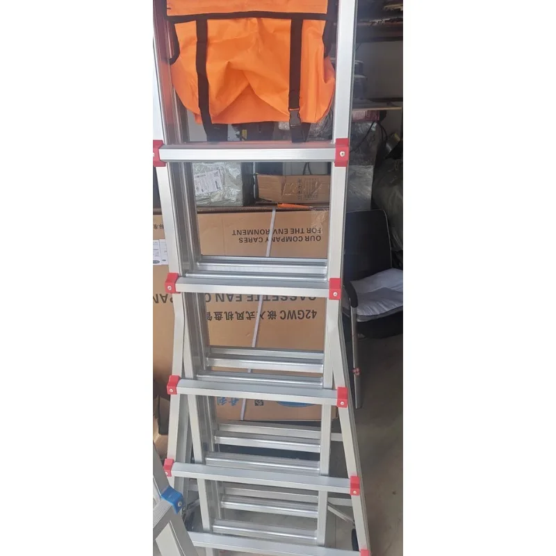 Алюминиевый удлинитель лестницы, складной, многоцелевой, легкий, портативный, для домашнего обслуживания, промышленных ремонтных работ