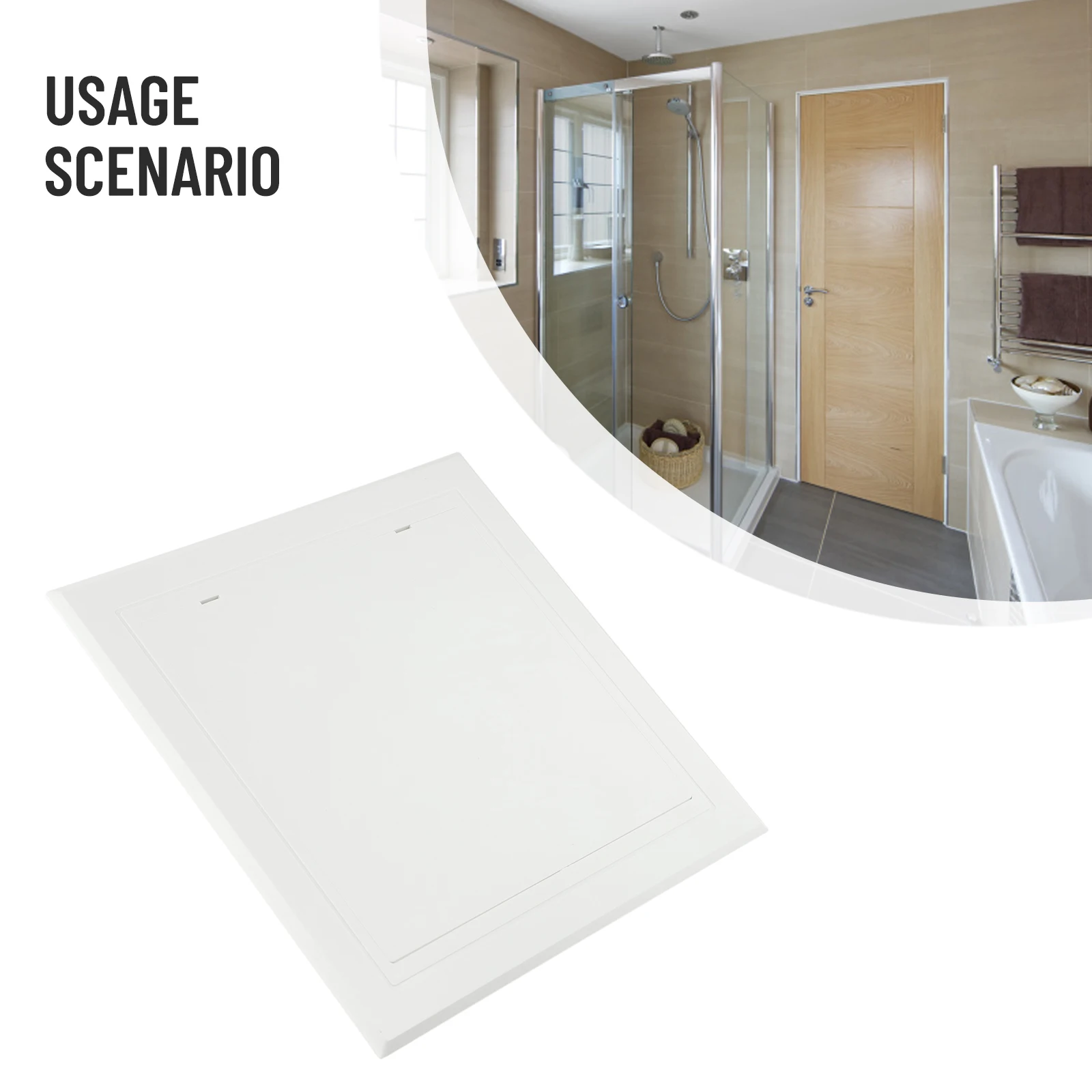 Pannello di accesso Versatile in plastica ABS facile accesso alle valvole e ai contatori dell'acqua installazione semplice resistente ai prodotti chimici e alla temperatura