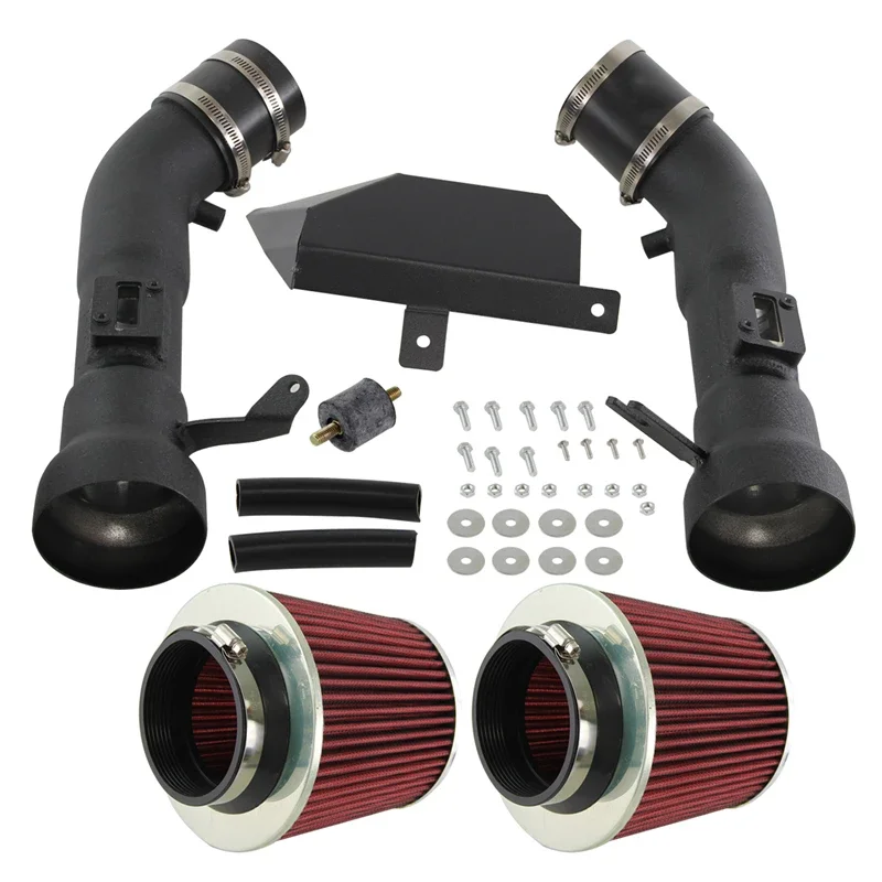 Cold Air Intake Pipe Kit & Air Filter Fits for Nissan 370Z 3.7L V6 2009-2019 for Infiniti G37 3.7L V6 2008-2013