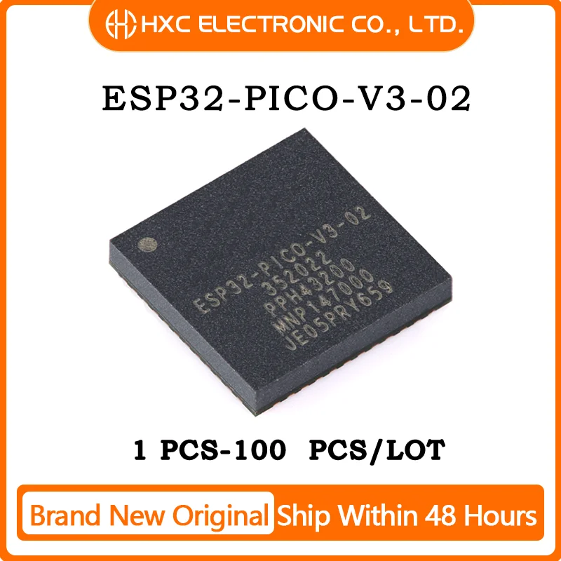 1/5/10/50PCS 100% NEW ESP32-PICO ESP32-PICO-V3 ESP32-PICO-V3-02 LGA48 CHIP