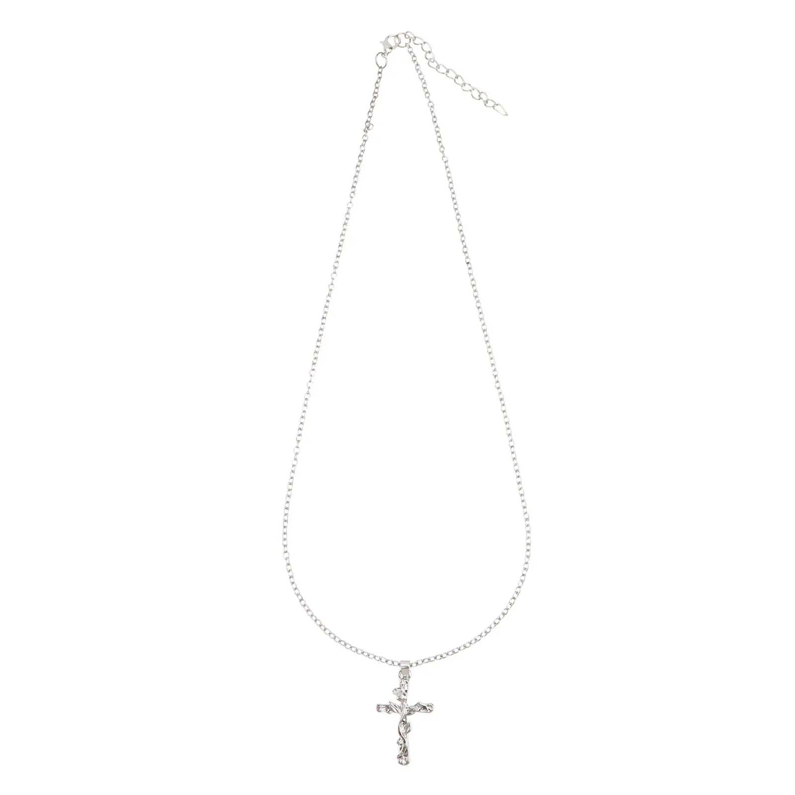 

Choker Necklaces for Woman Halskette Kreuzkette Christlicher Schmuck Y Gold Chain Jesus Miss