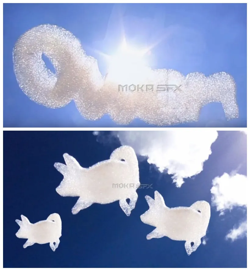 Stage Cloud Maker Machine Colorful Foam Bubble Machine Manual Control Flight case Packing Helium Foam machine for Wedding party