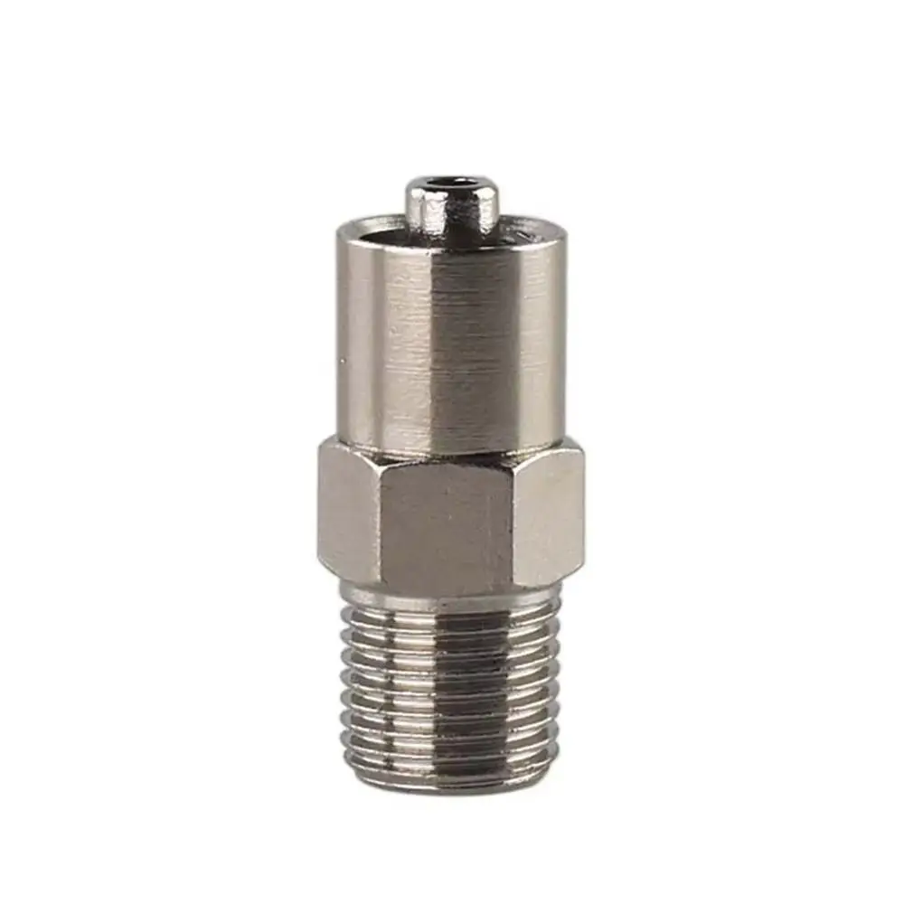 1Pcs G1/8 G1/4 M10*1 M12*1 Dispense Valve Adapter Double Screw Luer Lock Dispensing Valve Connector Automatic Brass