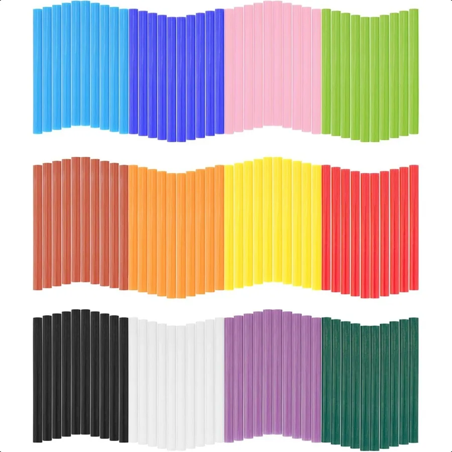 

Gartful 120PCS Colored Mini Hot Glue Sticks 0.28x3.9 Hot Melt Glue Sticks Multipurpose for Art Craft Project Home Decoration Ge