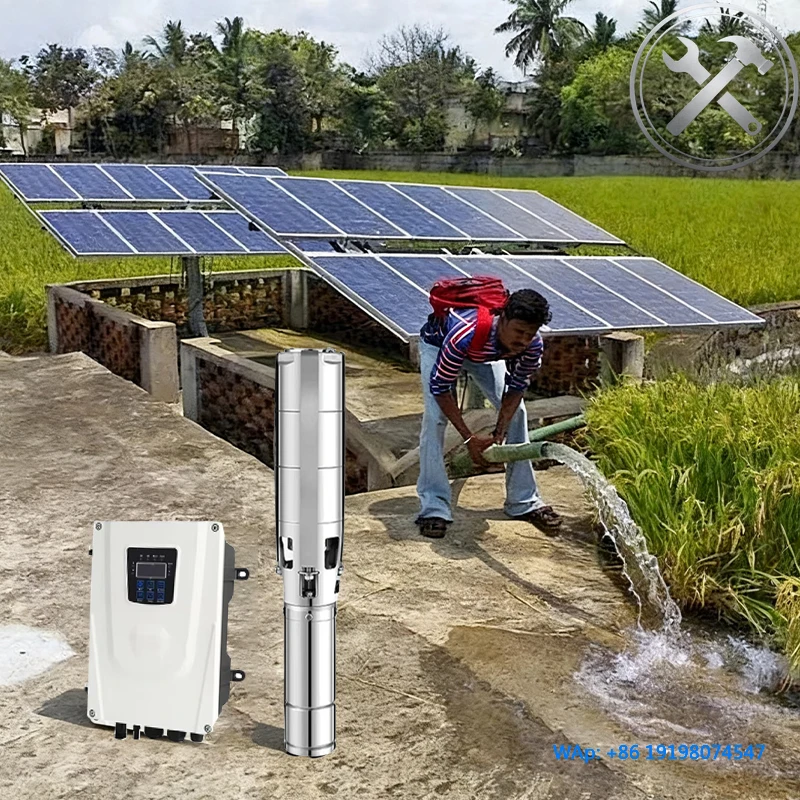 

Heavy Duty Weatherproof AC DC Hybrid Solar Submersible Pump 3HP 5HP 10HP for Farming Irrigation in Bangladesh