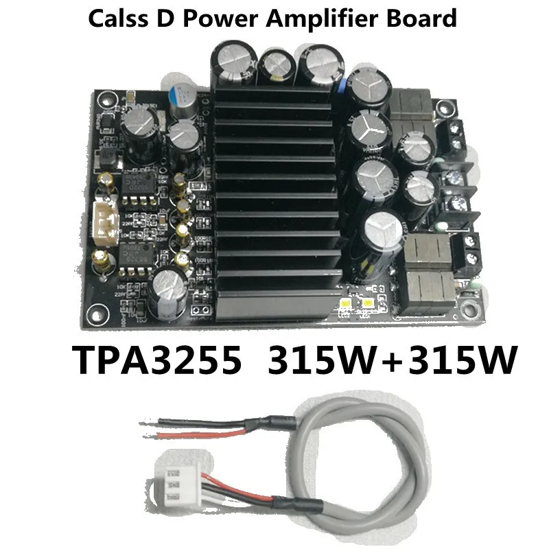 

TPA3255 HIFI digital power amplifier board high-power 2.0 channel stereo 600W HIFI