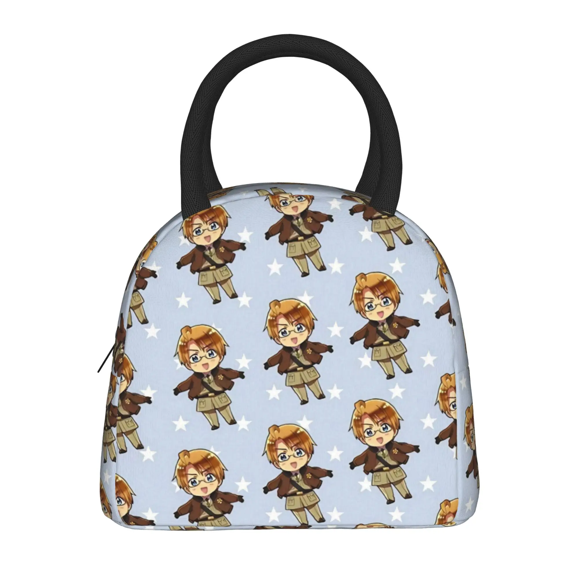Insulated Lunch Bag Hetalias Axis Powers Merch  Lunch Container Multifunction Thermal Cooler Lunch Box For Picnic