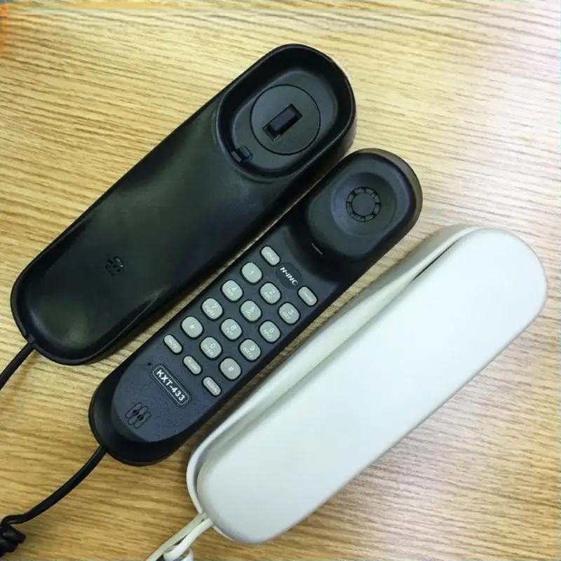 R58F Desktop Phone English Language Desk/ Wall Mounted Telephone Fixed Landline Phone