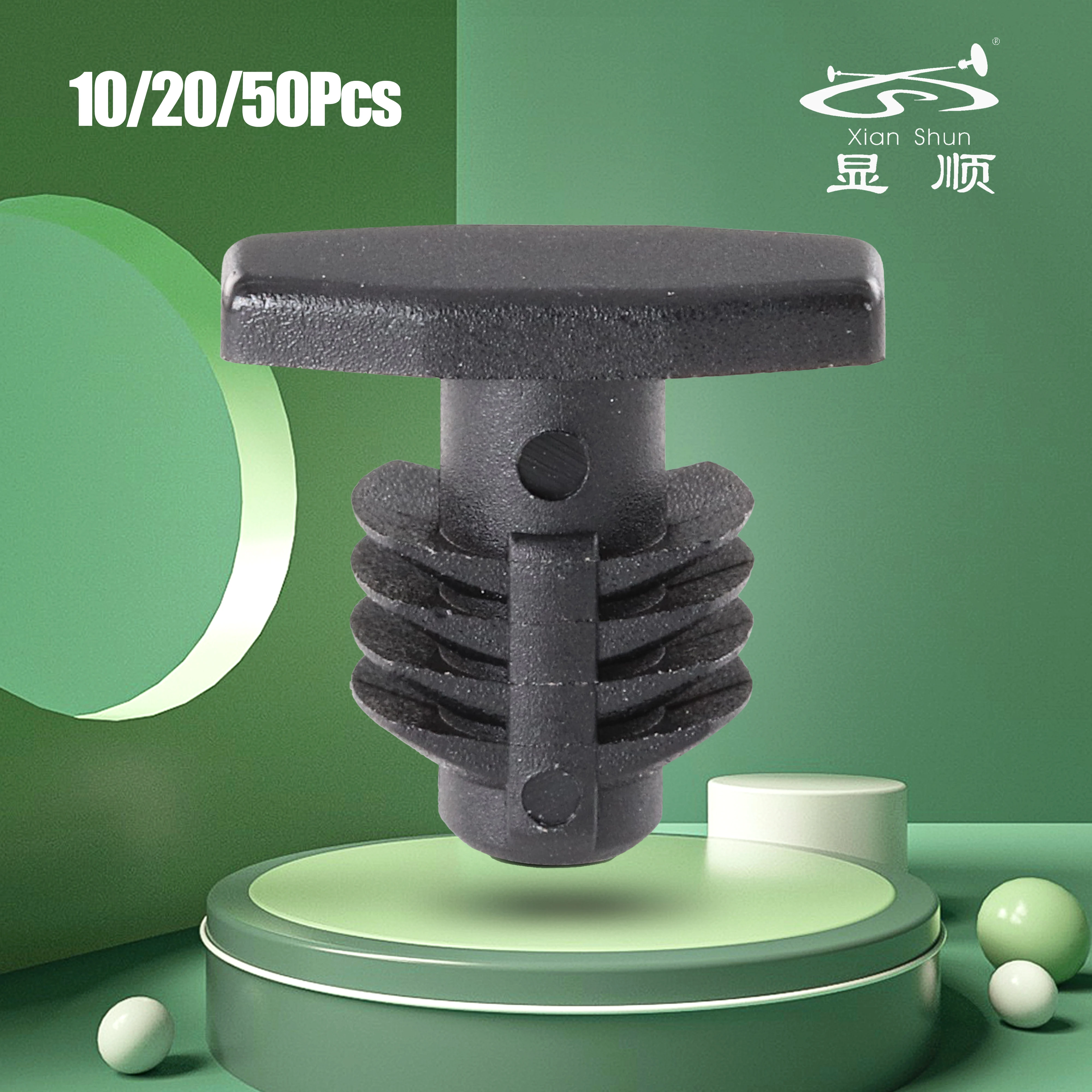 

10/20/50Pcs Black PA Front Bumper Hood Seat Interior Replacement Parts Car Fastening Clips Car Accessories 864381R000