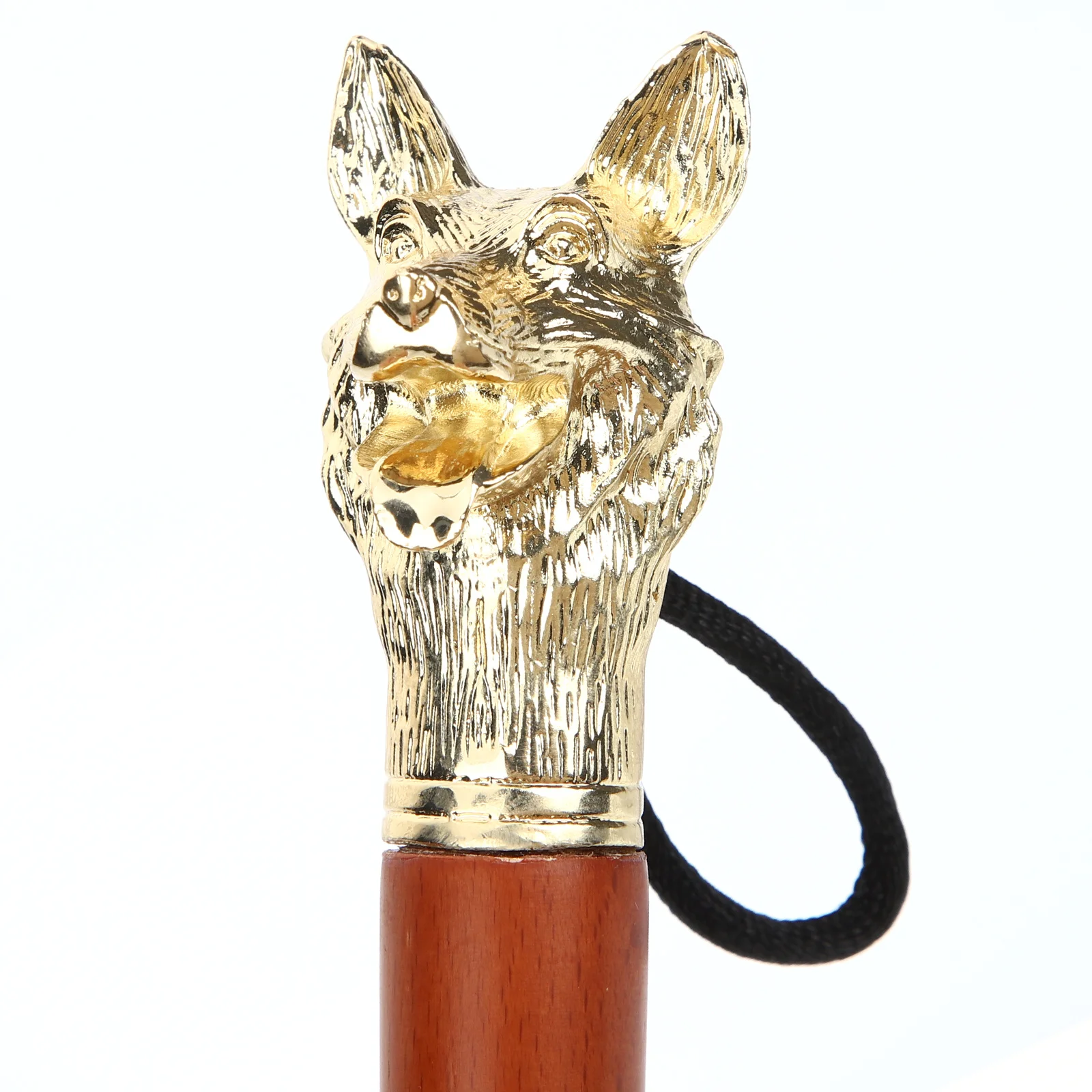 

Long Handle 32Cm Dog Head Shoehorn Zinc Alloy Wooden Comfortable Grip Shoe Horn for Seniors Men Travel Home Use