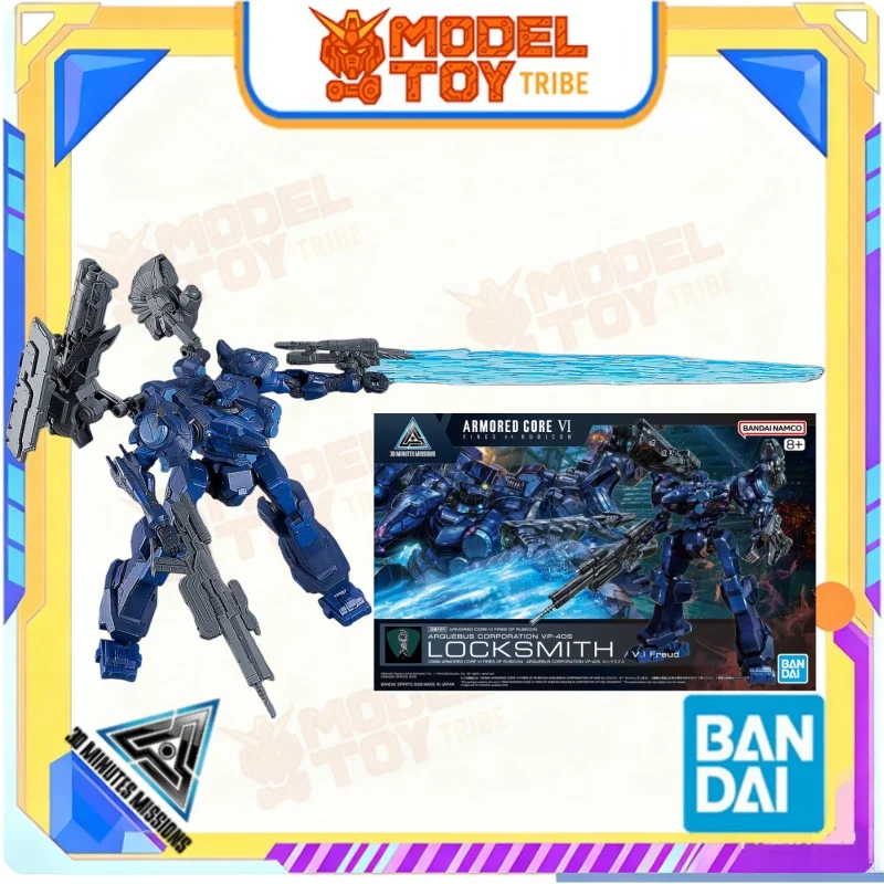 

In-Stock Japan Bandai Original Anime 30MM 1/144 ARMORED CORE VI ARQUEBUS CORPORATION VP-40S LOCKSMITH Model Kit Toy for Kid