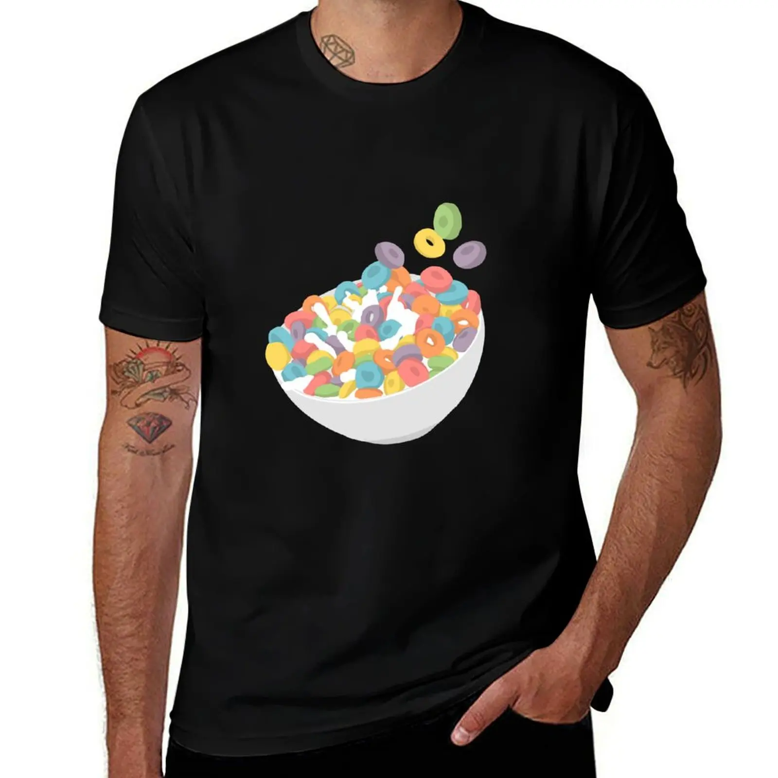 

Cereals T-Shirt t shirts for man pack cotton man t shirts for men casual t shirt man cotton T-Shirt