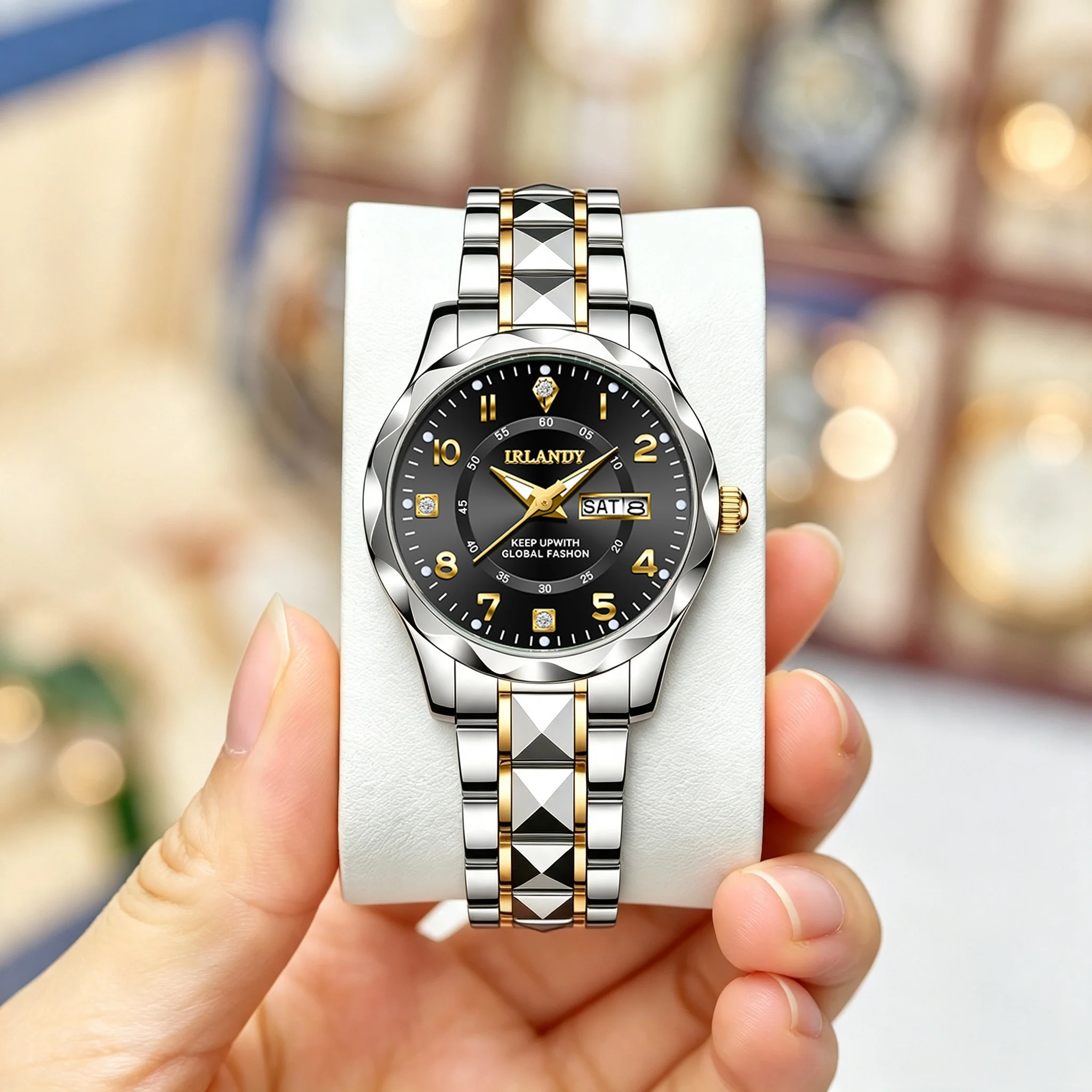 1PC Ladies' Fashionable Watch, Elegant Ladies' Watch, Suitable For Daily Wear, The Best Gift For Friends