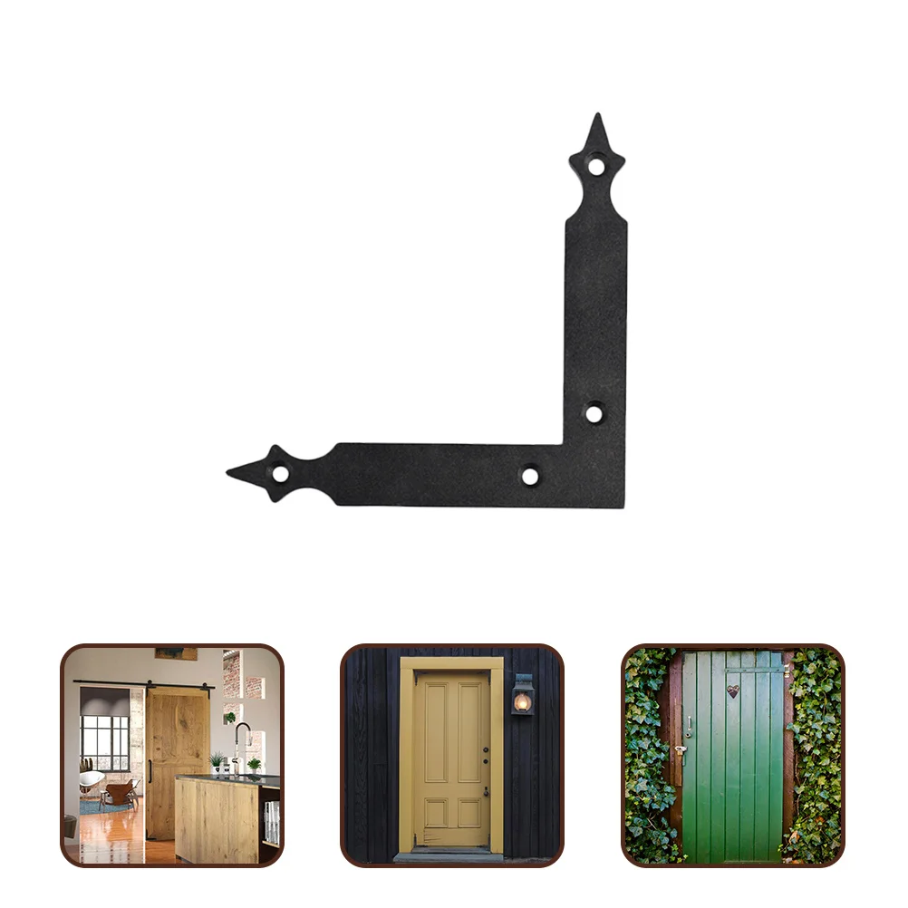 

4pcs Corner Braces Heavy Duty L Bracket For Wood Furniture Reinforcement Angle Bracket Shelf Table Chair Barn Door Mounting