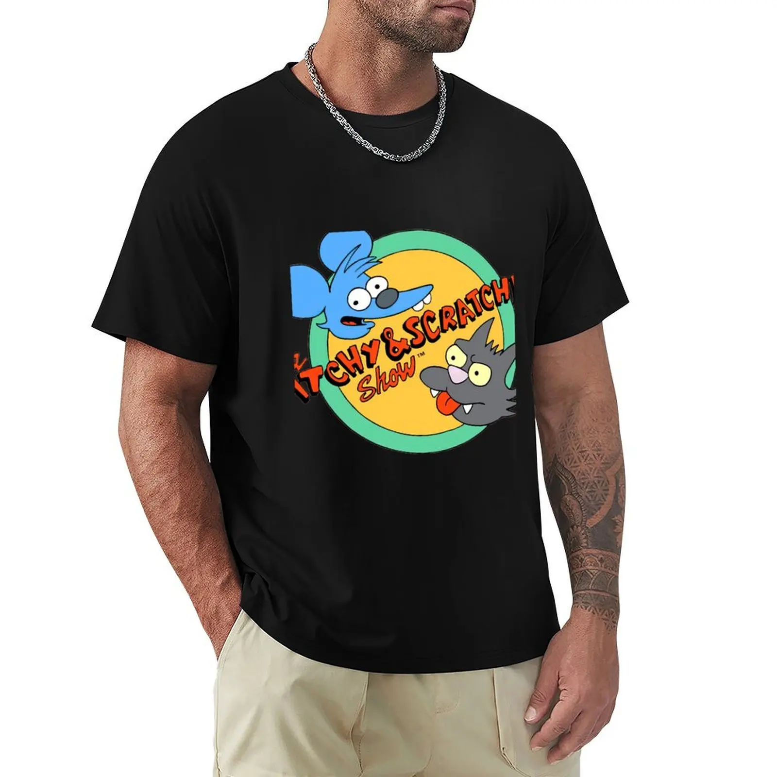 

The Itchy and scratchy Cartoons T-Shirt new gifts and t-shirts anime t shirts clothes summer shirt mens designer clothes