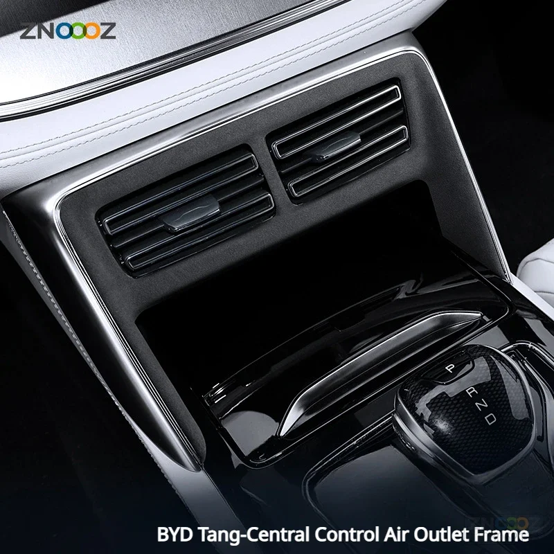 Suitable For BYD Tang Modified Air Outlet Frame Suede Central Control Air Outlet Frame Interior Decoration