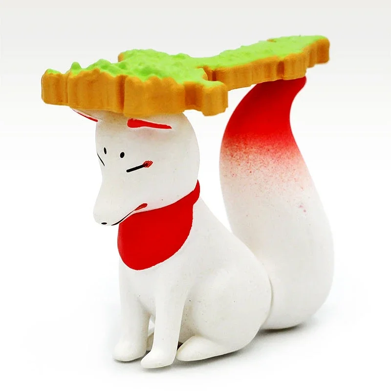 Oryginalny STASTO japonia Gashapon Kawaii Anime rysunek pomyślny zwierzę kot lis Shiba Inu urocza figurka Mini kapsułka zabawki prezent