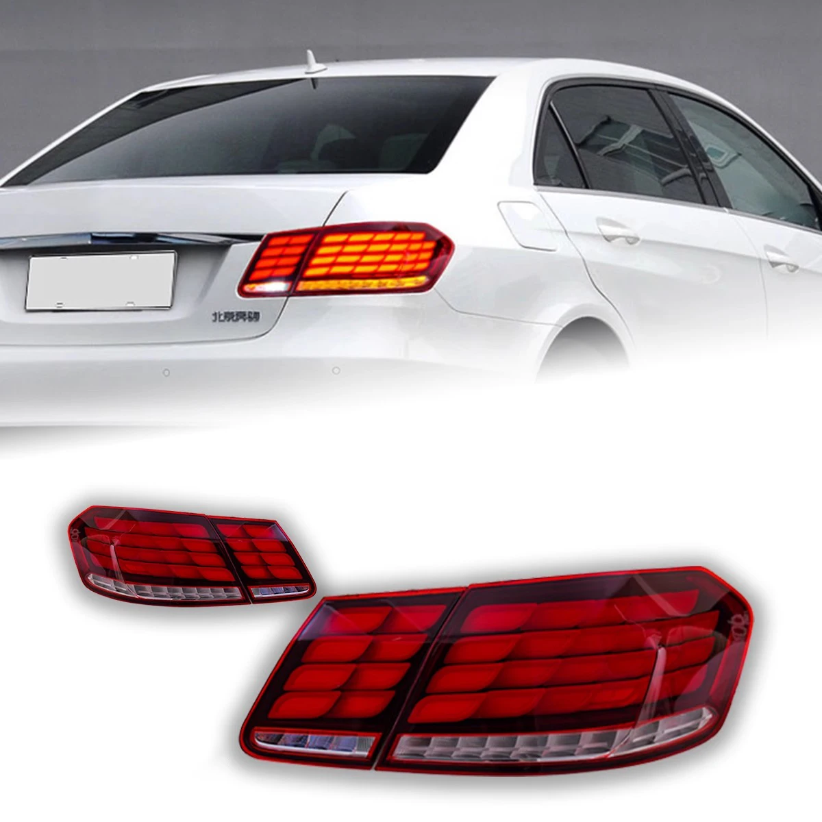 

Auto Rear Back Lamps Assembly For Benz W212 2010-2015 Upgrade LED Dynamic Turn Signal Car Tail lights Plug and Play Accessories