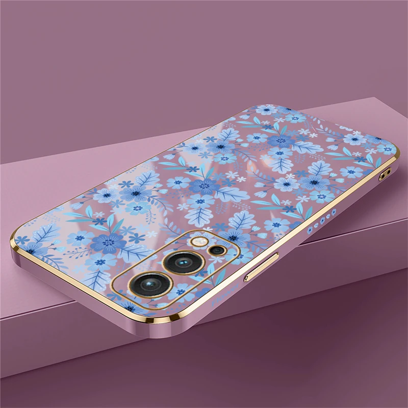 Phone Case For Oneplus Nord 2 5G CE One Plus 9 8T 8 Pro CE2 Lite Soft Luxury Plating Silicone Shockproof Cover Coque