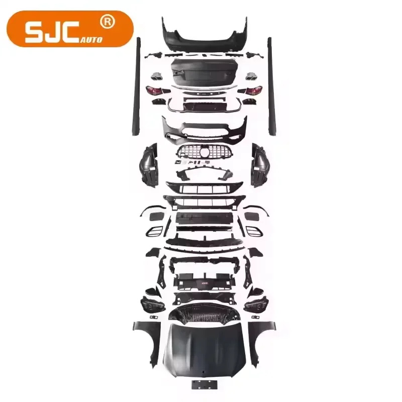 SJC Auto Accessories Body Kit Upgrade for Mercedes Benz E class W212 to W213 AMG Style Car Front Rear Bumpers Body kits for Benz