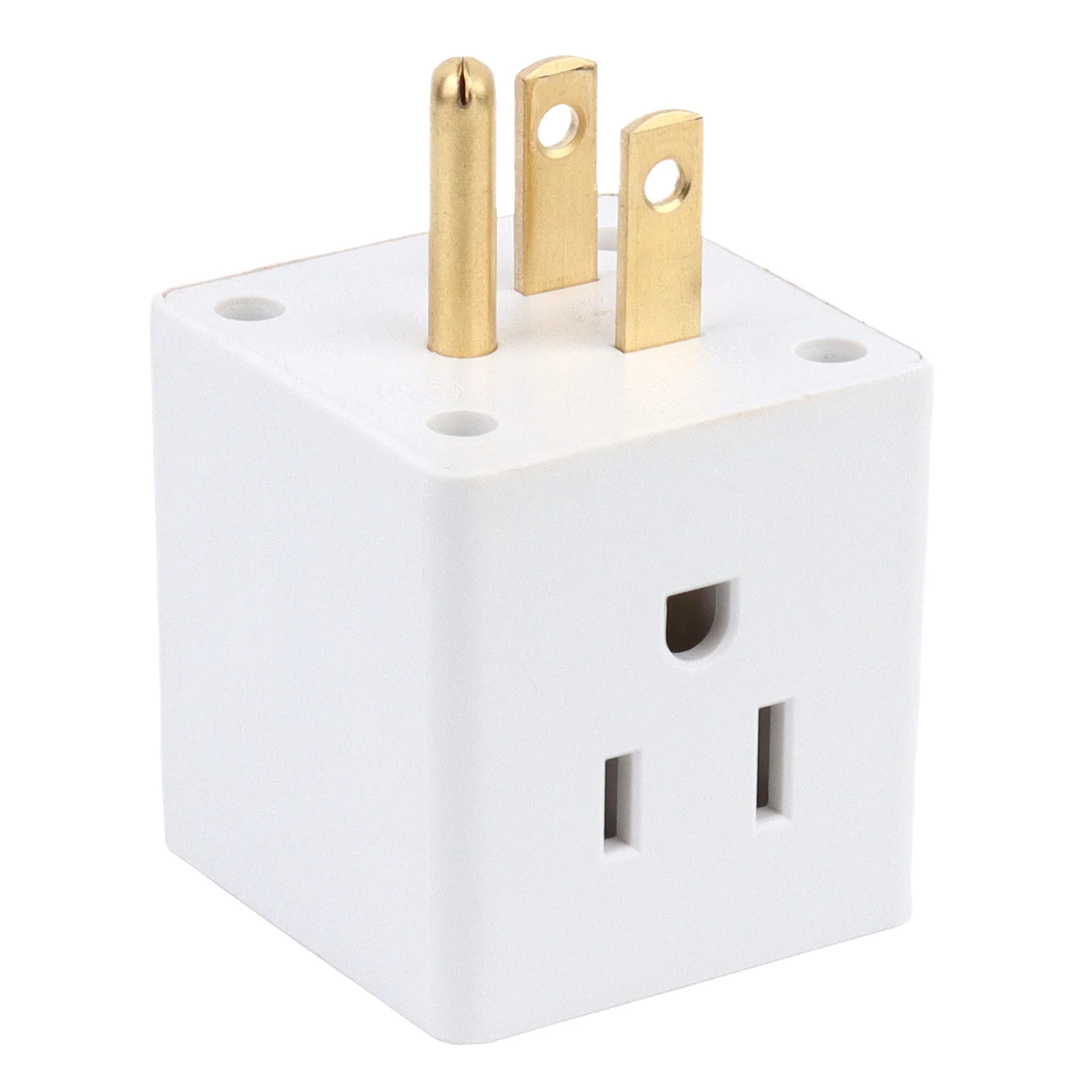 

US 3 Sockets Outlet Power Strip Multi Plug Wall Outlet Expander Small Electrical Outlet Splitter for Home Office