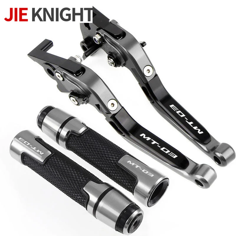 Motorcycle Brake Clutch Levers Handlebar knobs Handle Hand Grips For MT03 MT-03 MT 03 2015 2016 2017 2018 2019 2020 2021