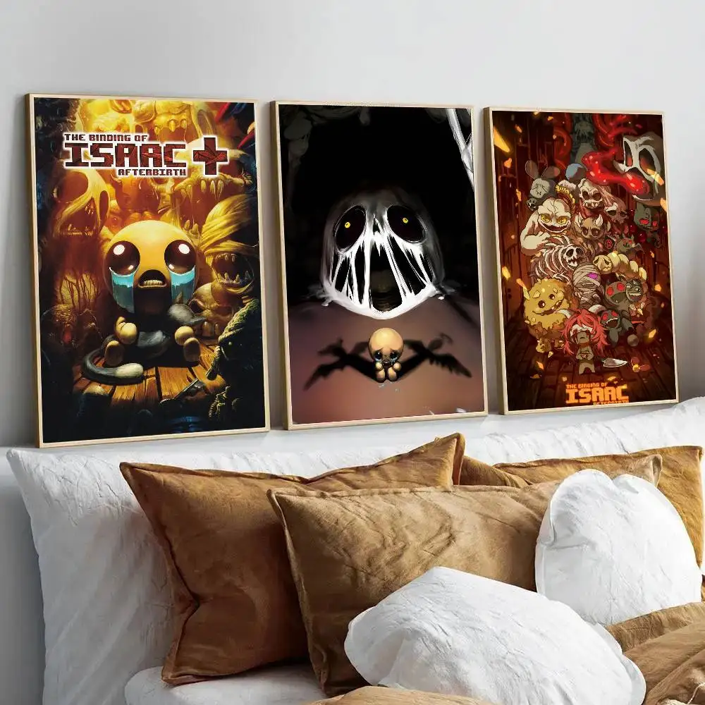The Binding Of Isaac Classic Movie Posters Living Room Bar Cafe Quality Canvas Vintage Style Comics Painting Art Home Wall Decor