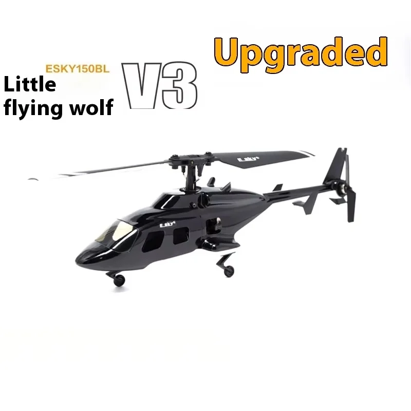 New Esky 150bl Little Flying Wolf V3 Mini Remote Control Realistic Simulation Machine Helicopter Combat Unmanned Aerial Vehicle