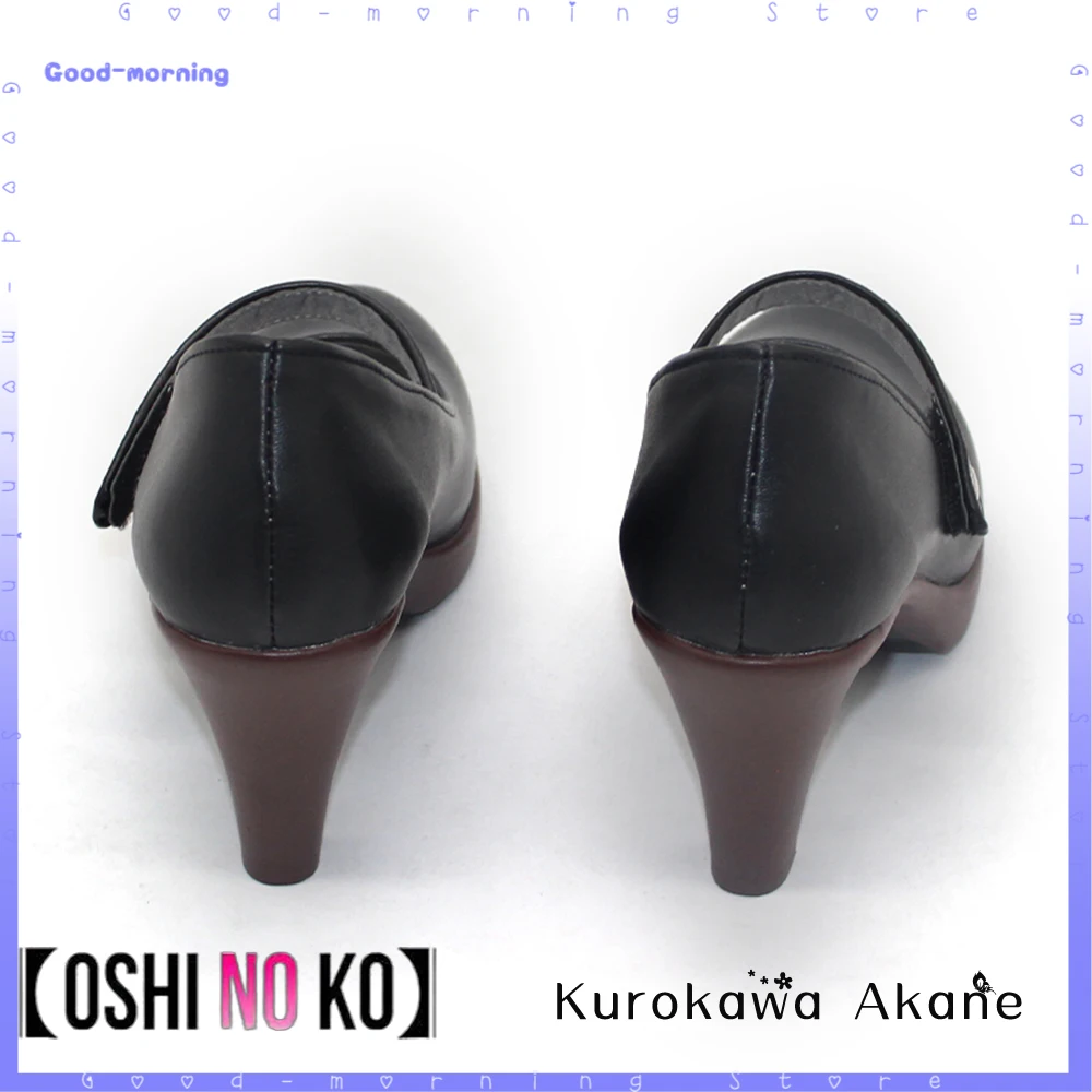 Anime Oshi No Ko Kurokawa Akane Cosplay  Shoes PU Leather Custom Women Shoes Halloween Party Any Size Shoes customize