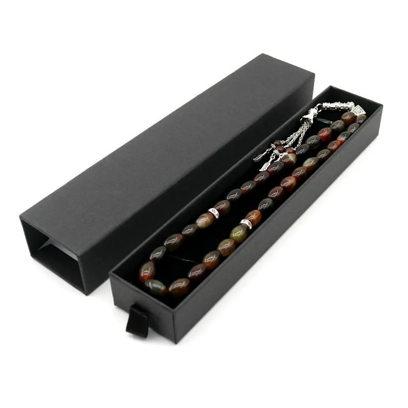 33 Beads Islamic Tasbih Natural Agate Creative Bracelet Dream   Muslim Accessories Tasbeh Tassel Men's Jewelry Misbaha Gift