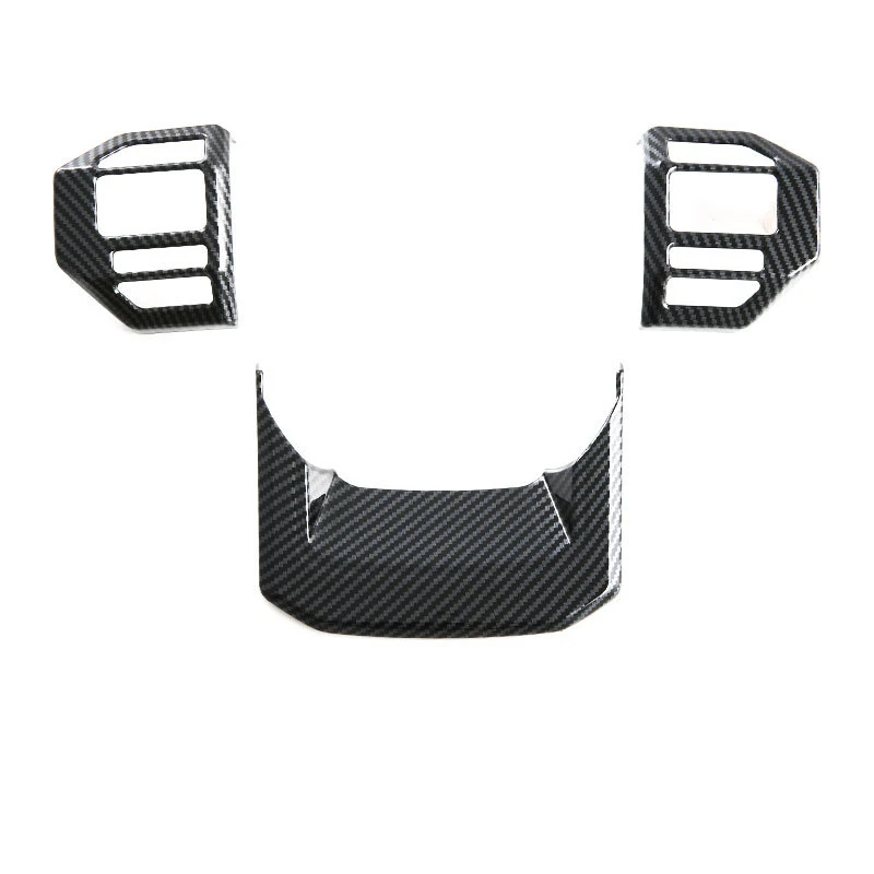 

For Toyota Prado LC250 Steering Wheel Bright Plate Button Frame Decoration Sticker Interior Modification Accessories