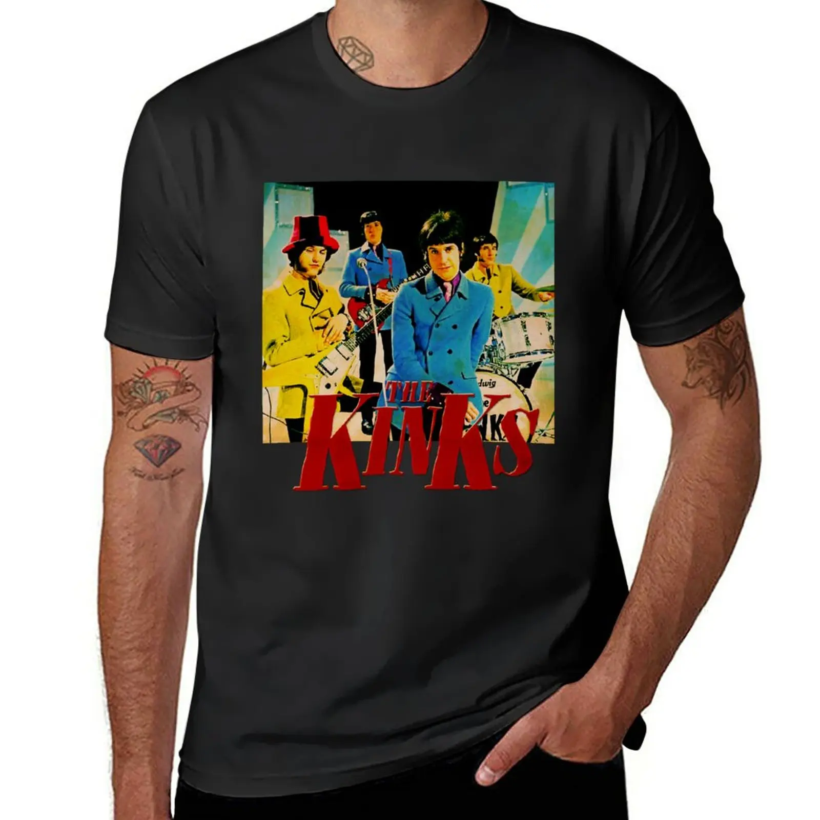New The Kinks T-Shirt blank t shirts anime clothes graphic t shirts men clothing