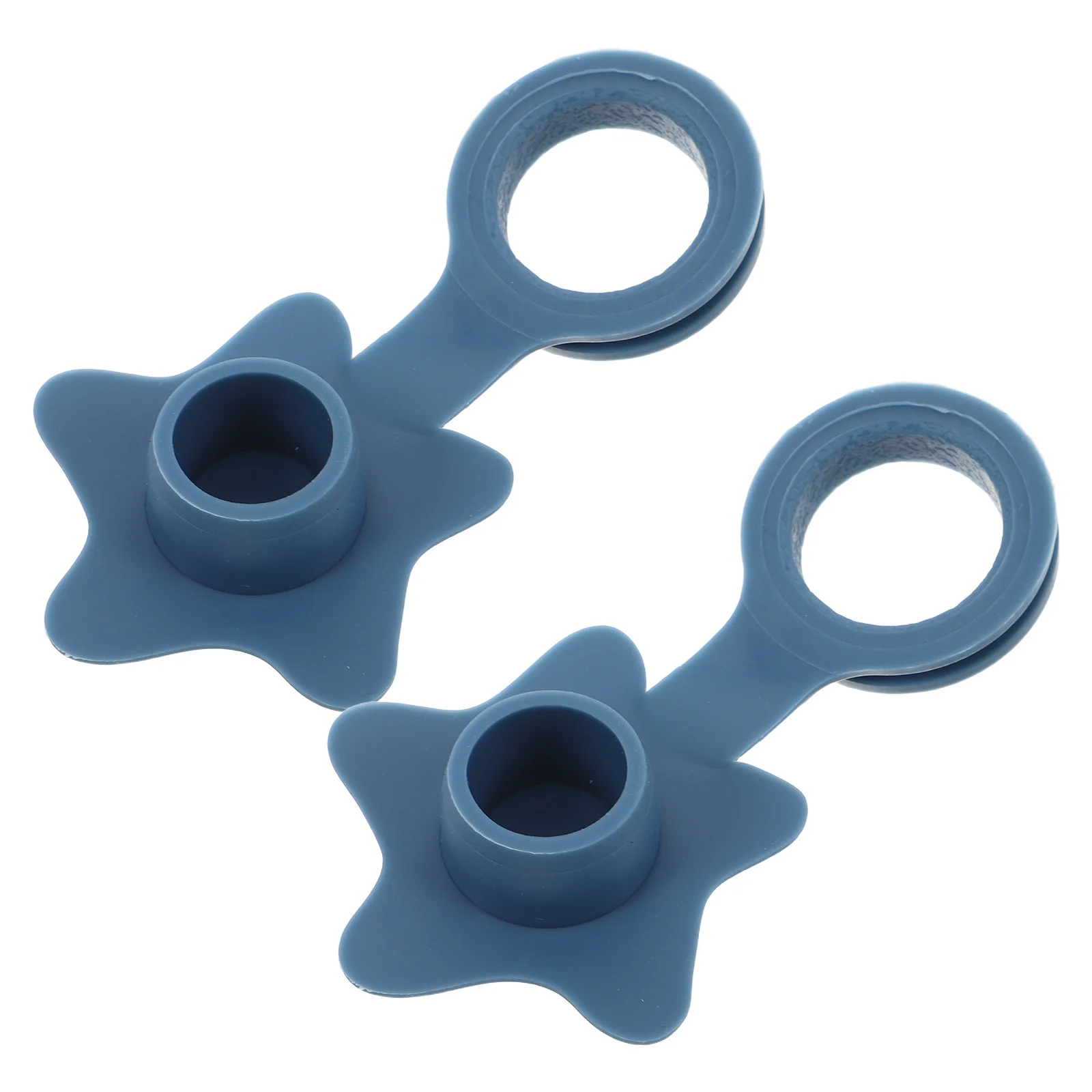 

2Pcs Silicone Bathtub Stopper Star Design Leakproof Tub Drain Plug Water Seal Sink Drain Cover Bath Replacement