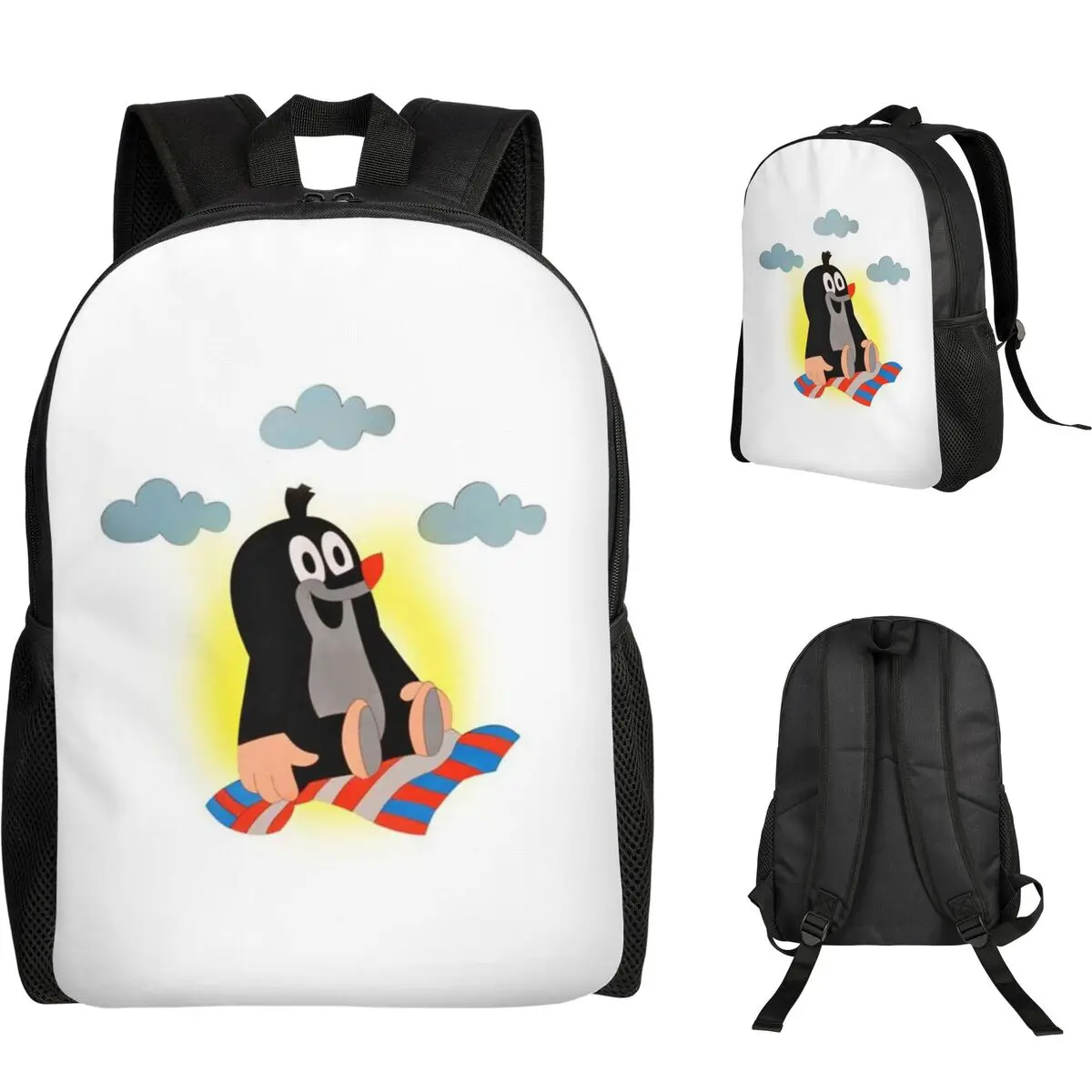 

Рюкзак Mole Happy Krtek для школьников, мальчиков и девочек, сумка для книг, школьная сумка, сумка для ноутбука, наплечная сумка