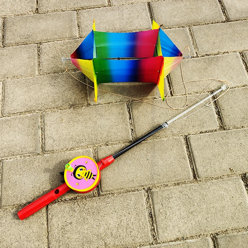 Gratis verzending PE kite vliegen speelgoed voor kinderen vliegers 3d vliegers revolve vliegers string lijn hengel lijn adelaar kite speelgoed Vliegen