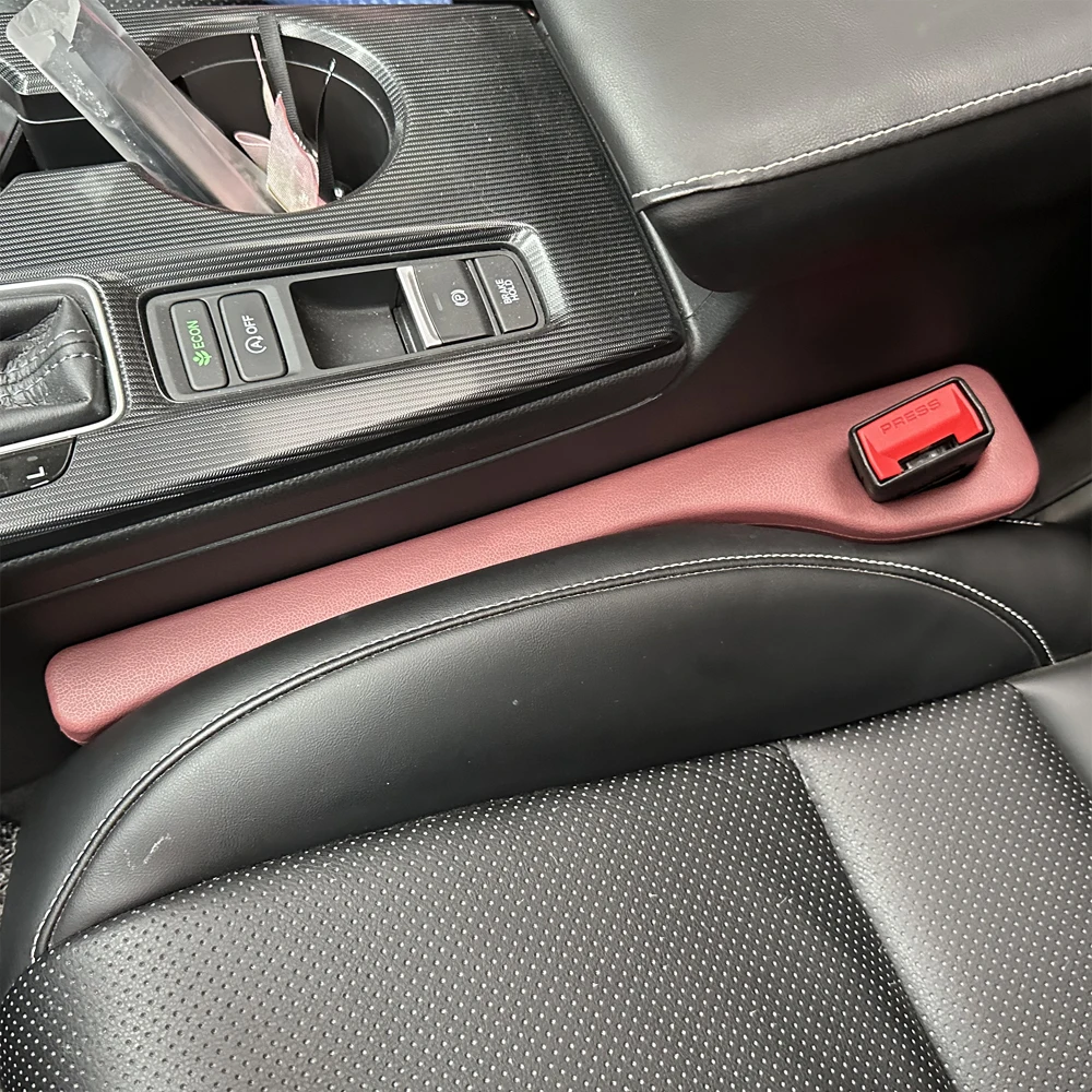 Per Tesla Model 3 Y S X accessori 2 pezzi Gap per seggiolino auto striscia di riempimento a prova di perdite con cucitura laterale con striscia di