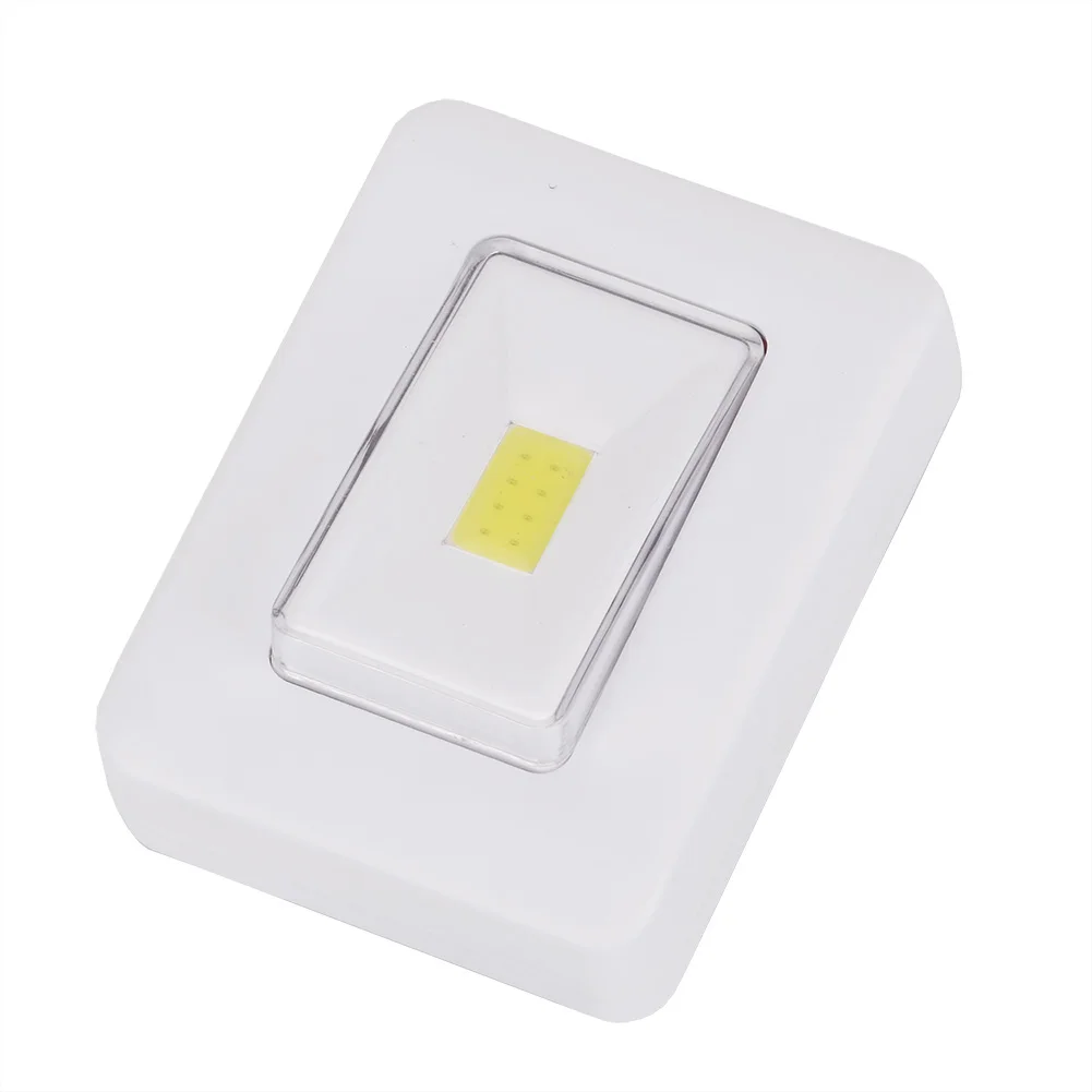 COB Switch LED Wall Light Night Light Magnetic AAA Battery Operated Ultra Bright Luminaria with Magnet for Garage Closet