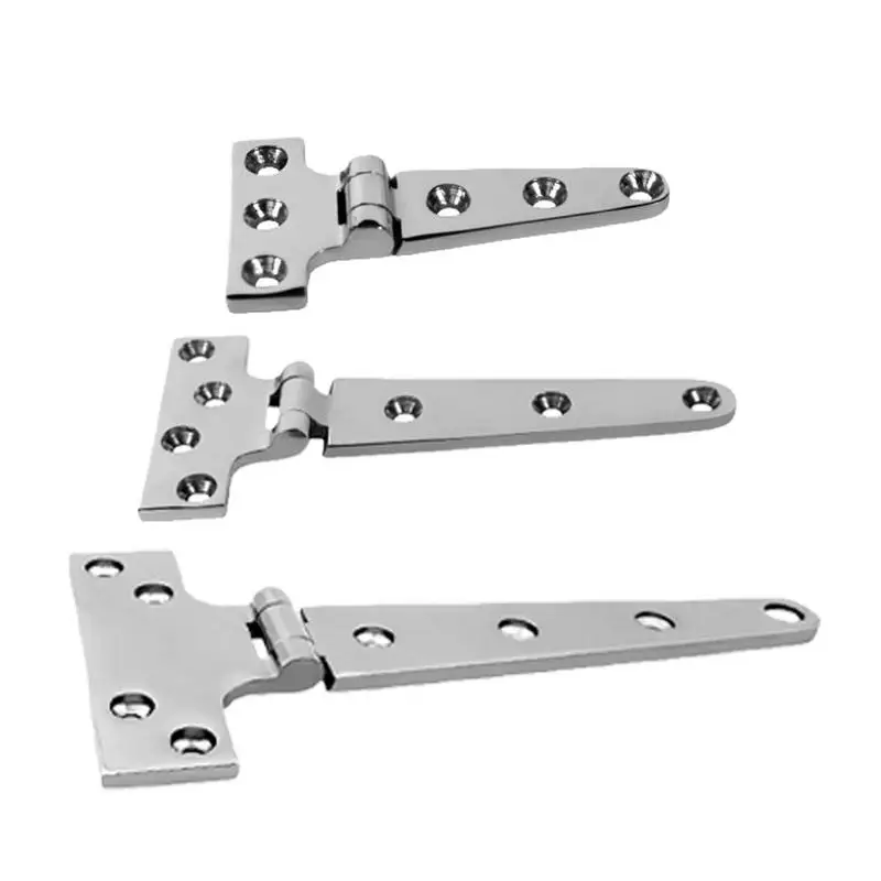 

Т-образная петля из нержавеющей стали 316, петля для дверей, оконного ремня с винтами, сверхмощная Т-образная петля, дверные петли для яхт и лодок