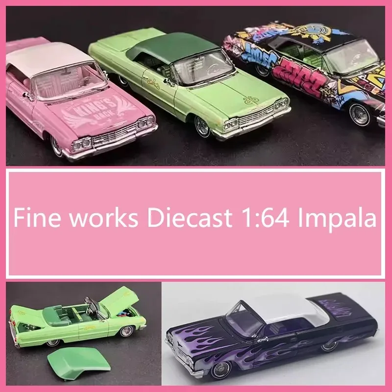 

Коллекционная модель автомобиля Impala из литого сплава в масштабе 1:64: идеальный подарок, сувенир и игрушка для демонстрации