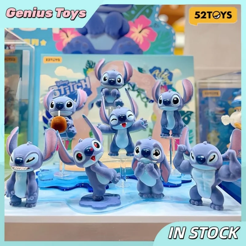

52TOYS Disney Stitch, милая слепая коробка, Коллекционная фигурка, модный мультяшный персонаж, слепая коробка, украшение для рабочего стола, детские подарки на день рождения