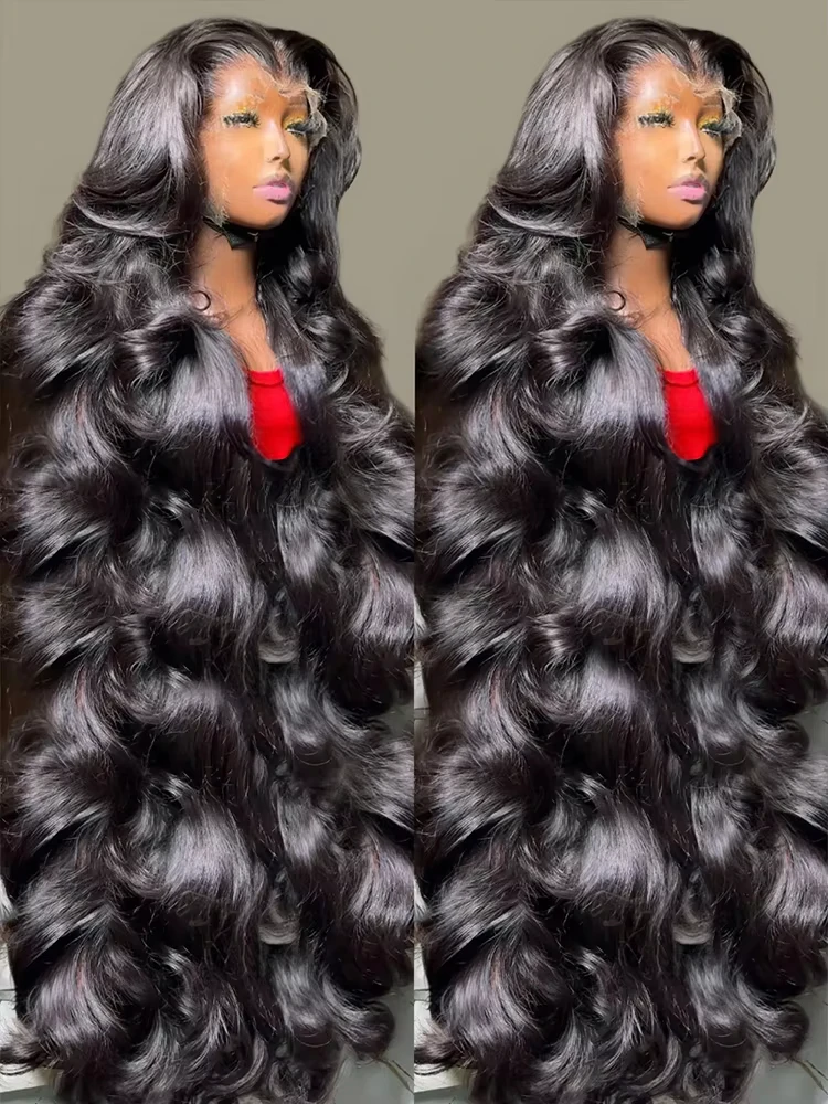 30 40 Polegada 13x6 laço frontal frente do laço 180 200 densidade onda do corpo brasileiro pré arrancado peruca hd 13x4 cabelo humano perucas sem cola