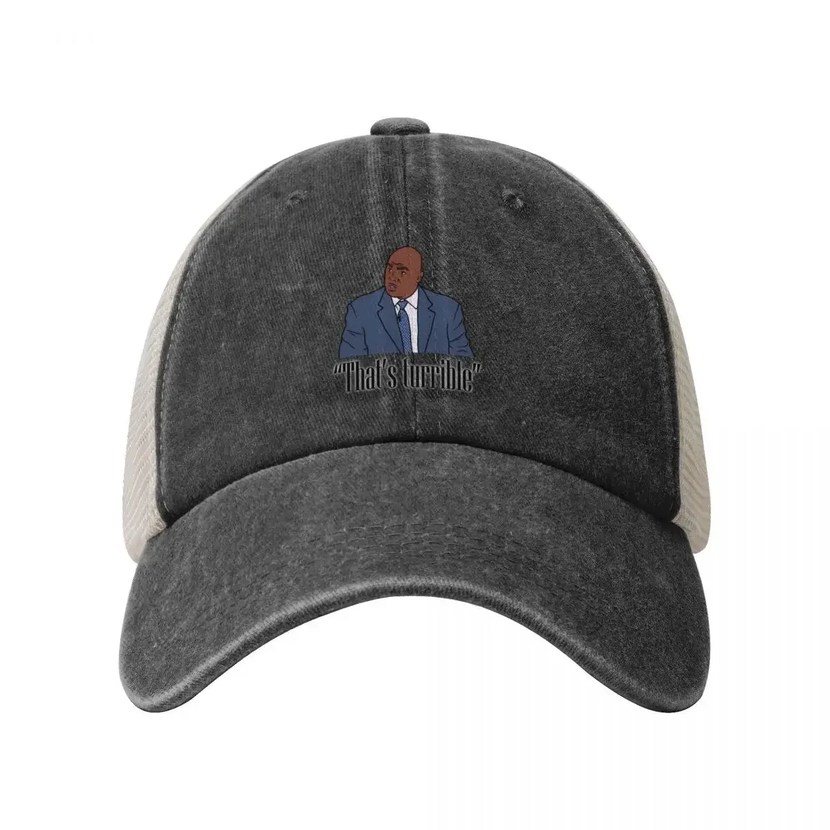 Charles Barkley That's Turrible Baseball Cap Visor |-F-| Woman Hats Men's