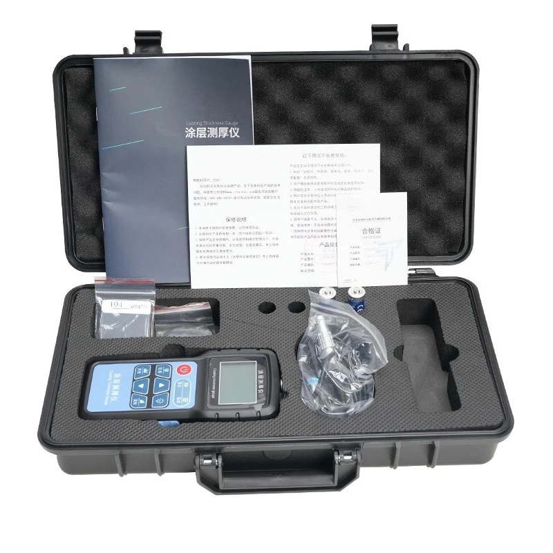 JITAI665 Coating Thickness Gauge with Aluminum-Based Probe (Plastic Shell 0-1250um)