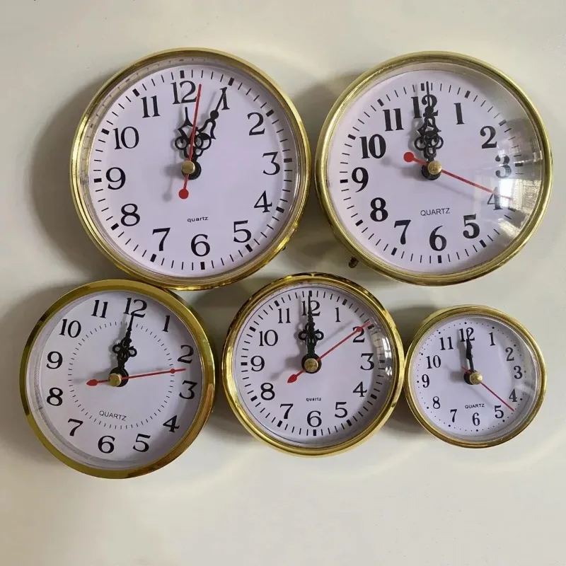 60-110MM clock handicraft accessories, vintage furniture, clock and watch inlaid with quartz head and core