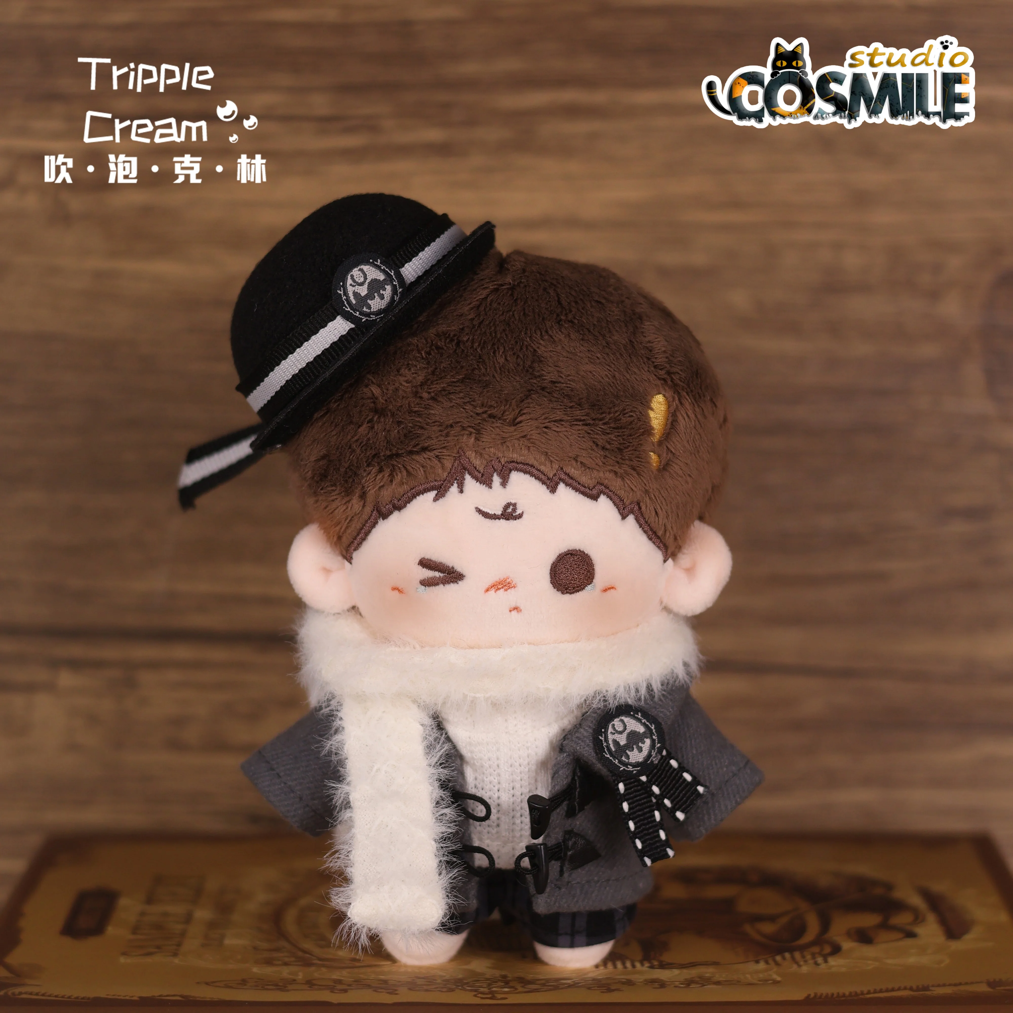 

Без атрибутов, теплый шарф джентльмена, зимний костюм для мягких 10 см, 17 см, плюшевые аксессуары для кукол, одежда для куклы, подарок KL Jan