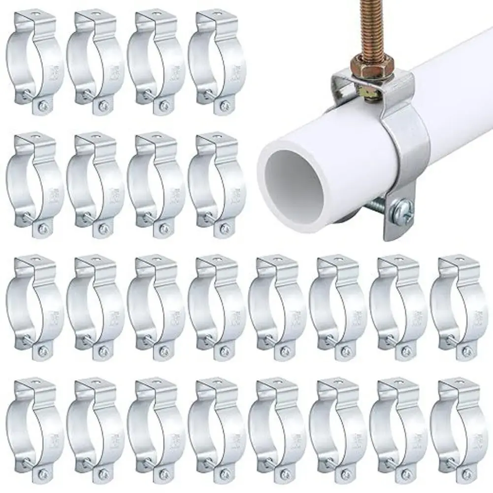 

25pcs EMT Conduit Hanger 1/2 3/4 1 Inch EMT Conduit And Pipe Hanger With Bolt For Lighting Heating Air Conditioning Systems