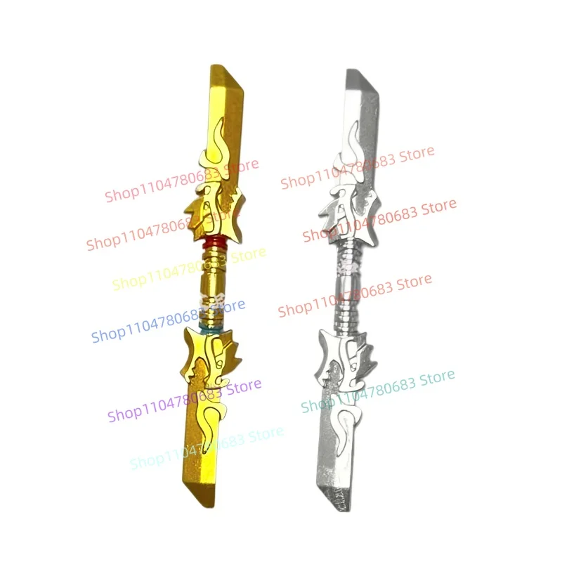 Bausteine Galvani Zweischneidiges Langes Schwert Zubehör Mini Figur Montage Anime Cartoon Charakter Ausrüstung Spielzeug Geschenk