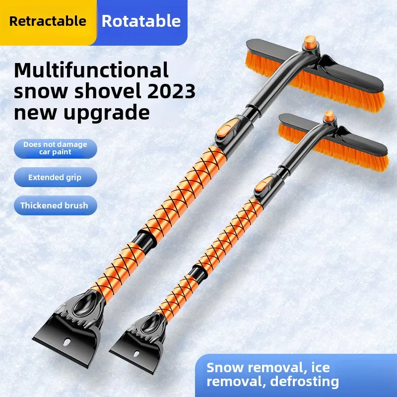 

Multi Functional De Icing and Snow Sweeping Brush for Car Snow Removal Shovel, Retractable Snow Scraping Tool, Glass Winter Tool