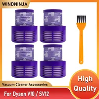 1-4PCS HEPA Post Filter for Dyson V10 US SV12 Robot Vaccum Cleaner Washable Post Filter Cleaning Accessory Replacement
